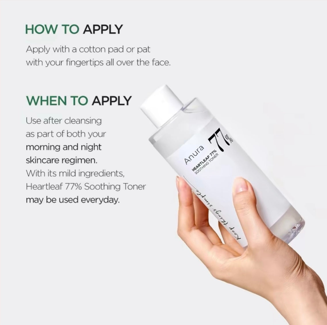 Heartleaf 77% Soothing Toner