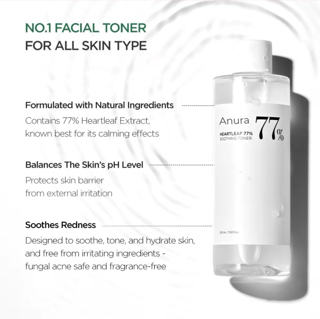 Heartleaf 77% Soothing Toner