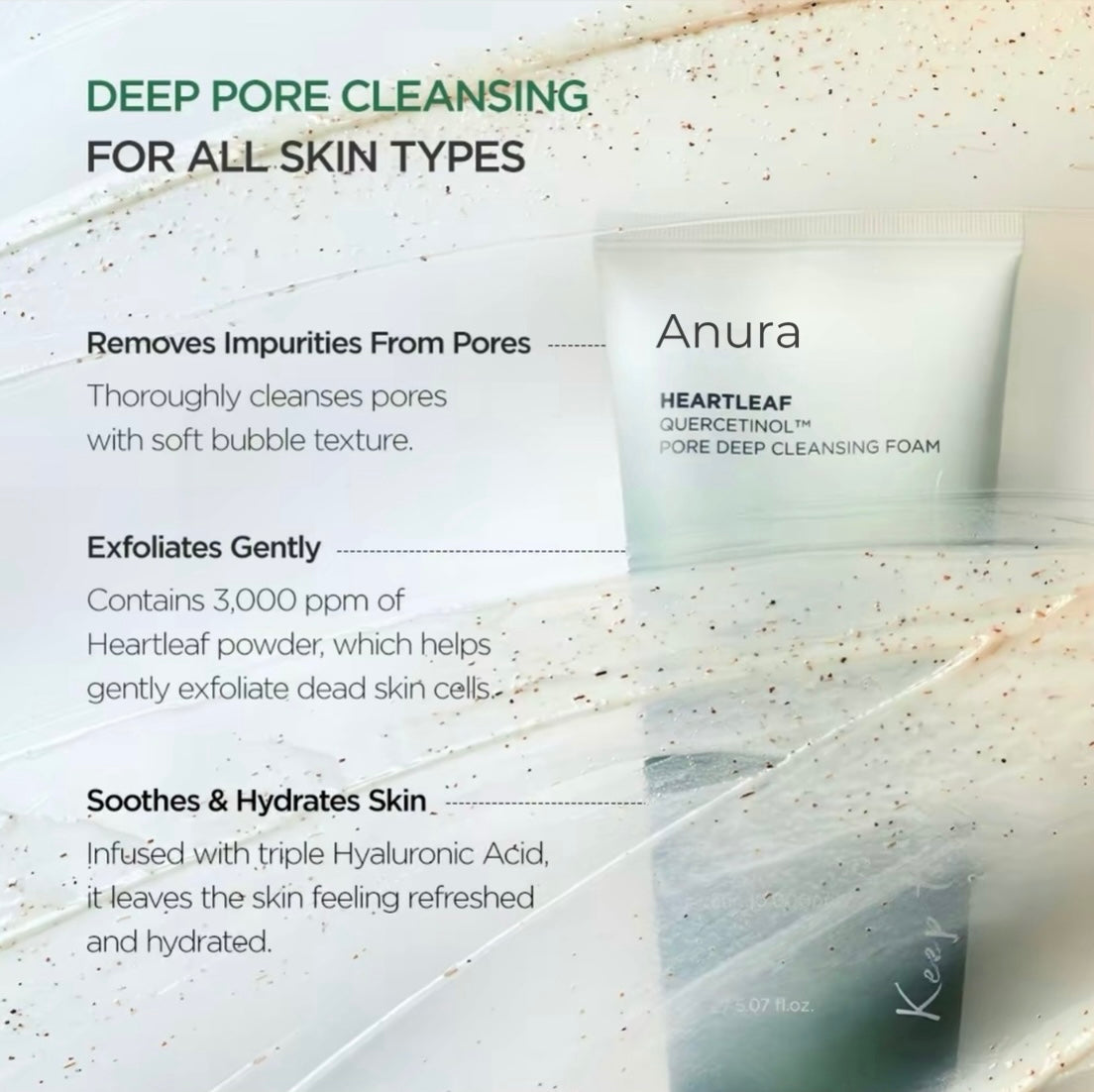 Heartleaf Pore Deep Cleansing Foam